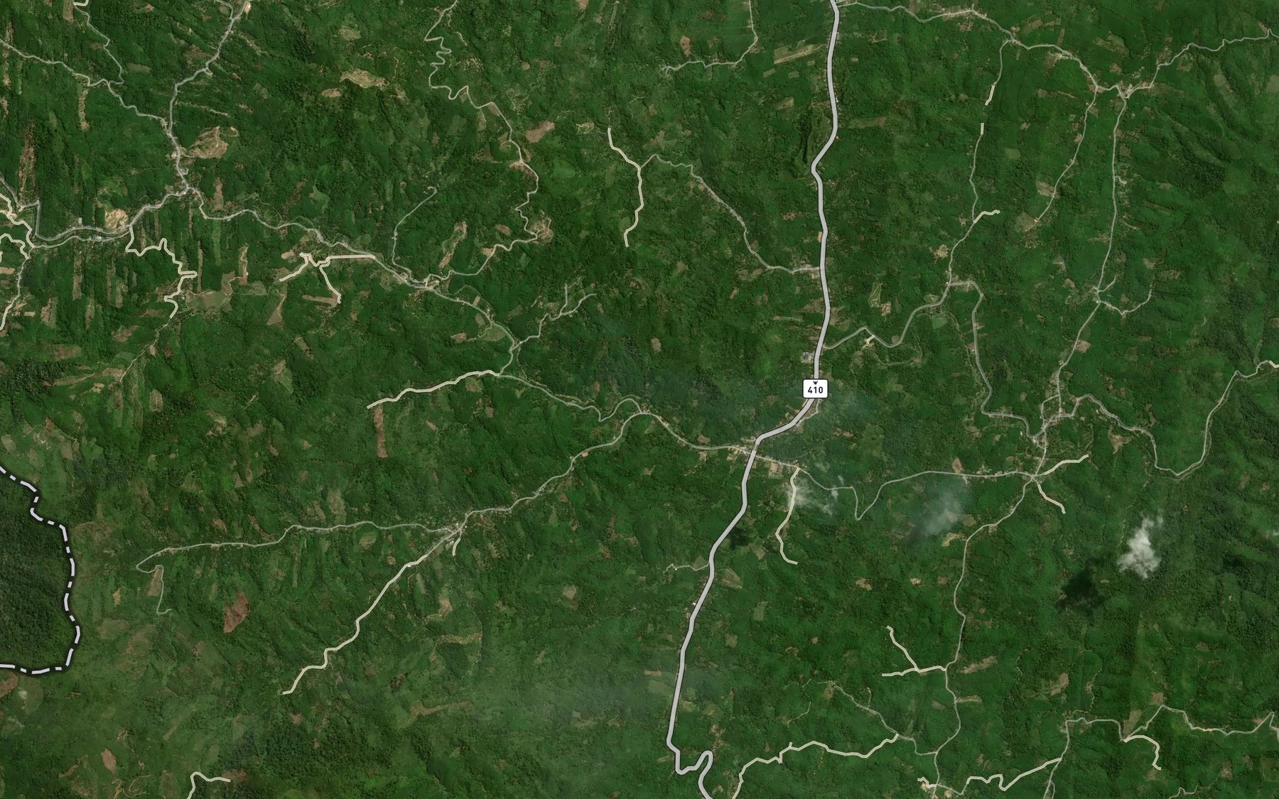 Satellite map of the Khlong Cho Bue Ra