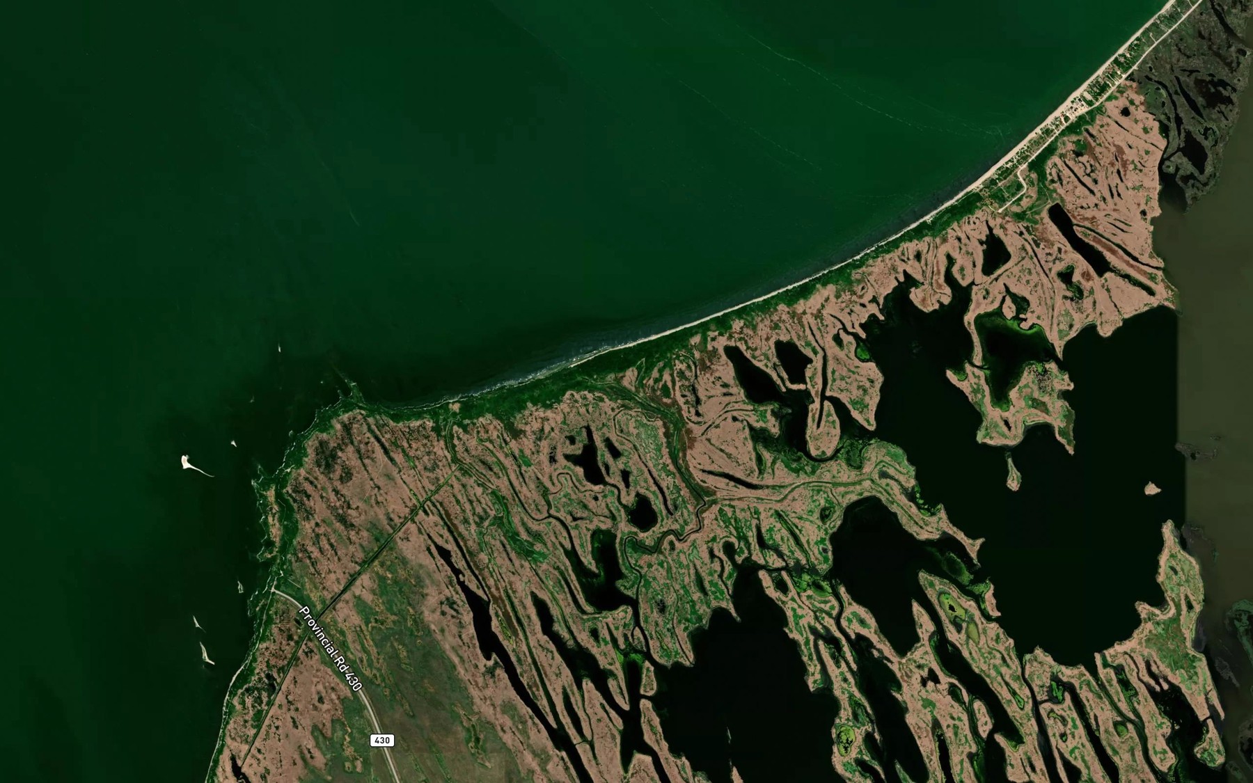 Satellite map of the Sellers Pothole