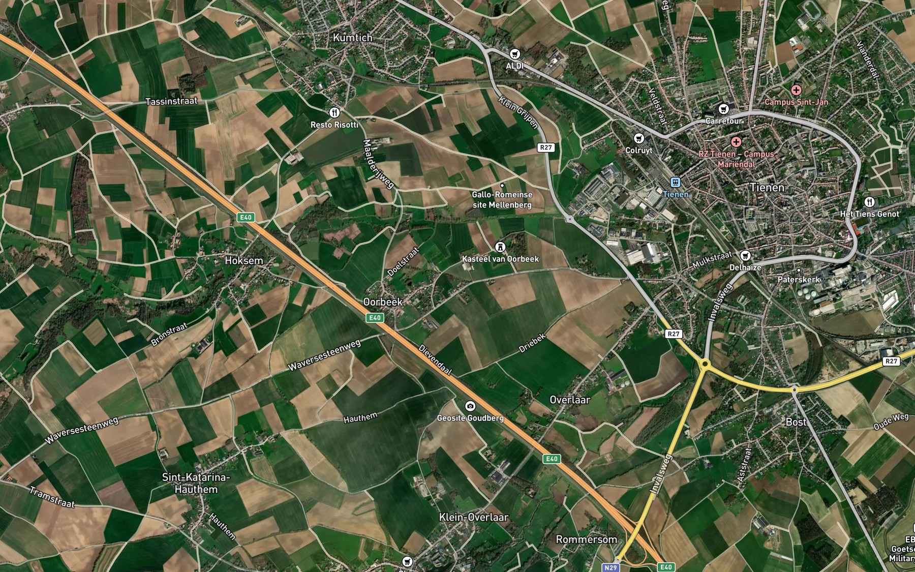 Satellite map of the Molenbeek