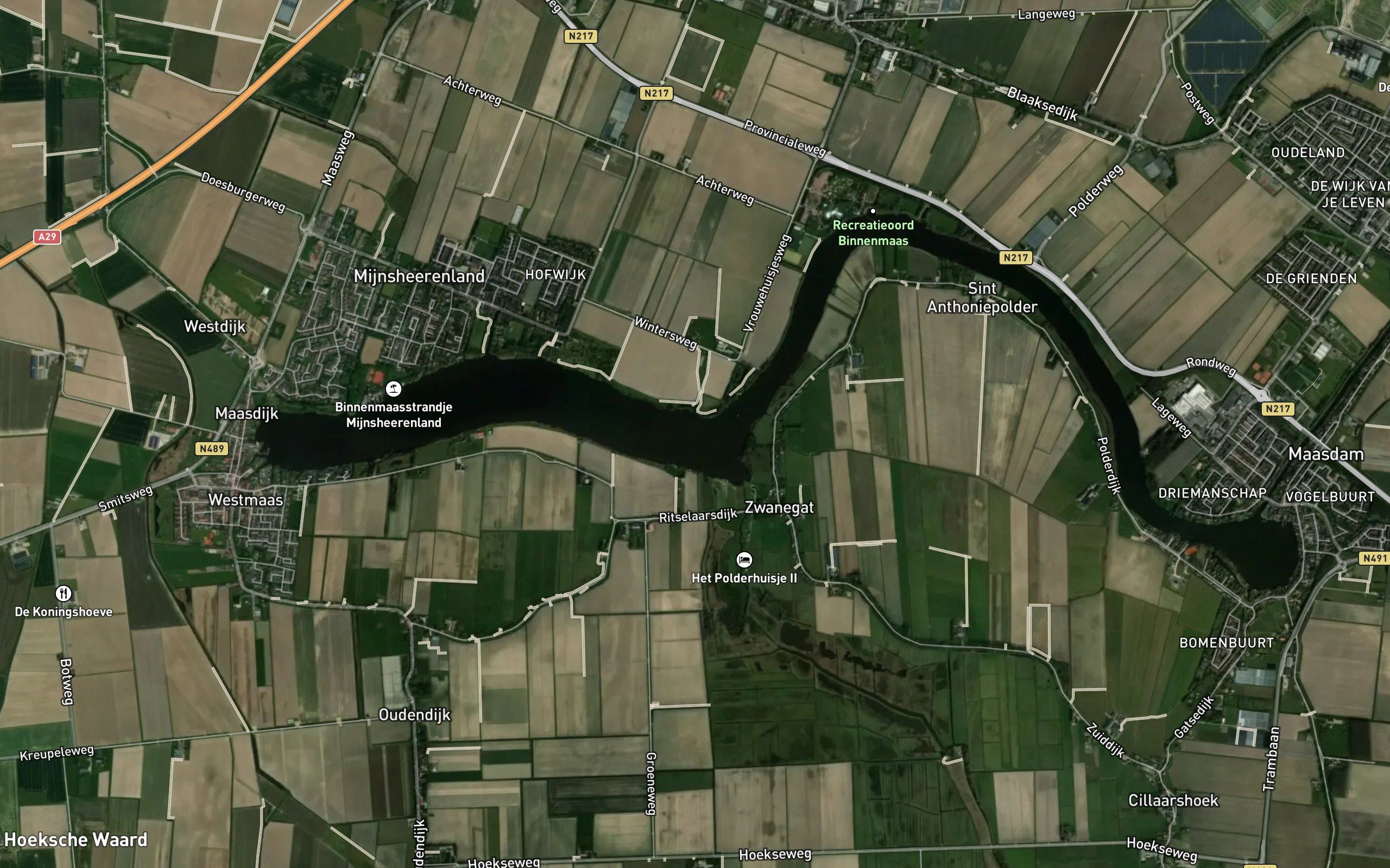 Binnenbedijkte Maas