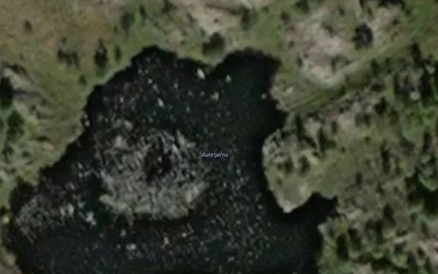 Satellite map of the Auretjorna