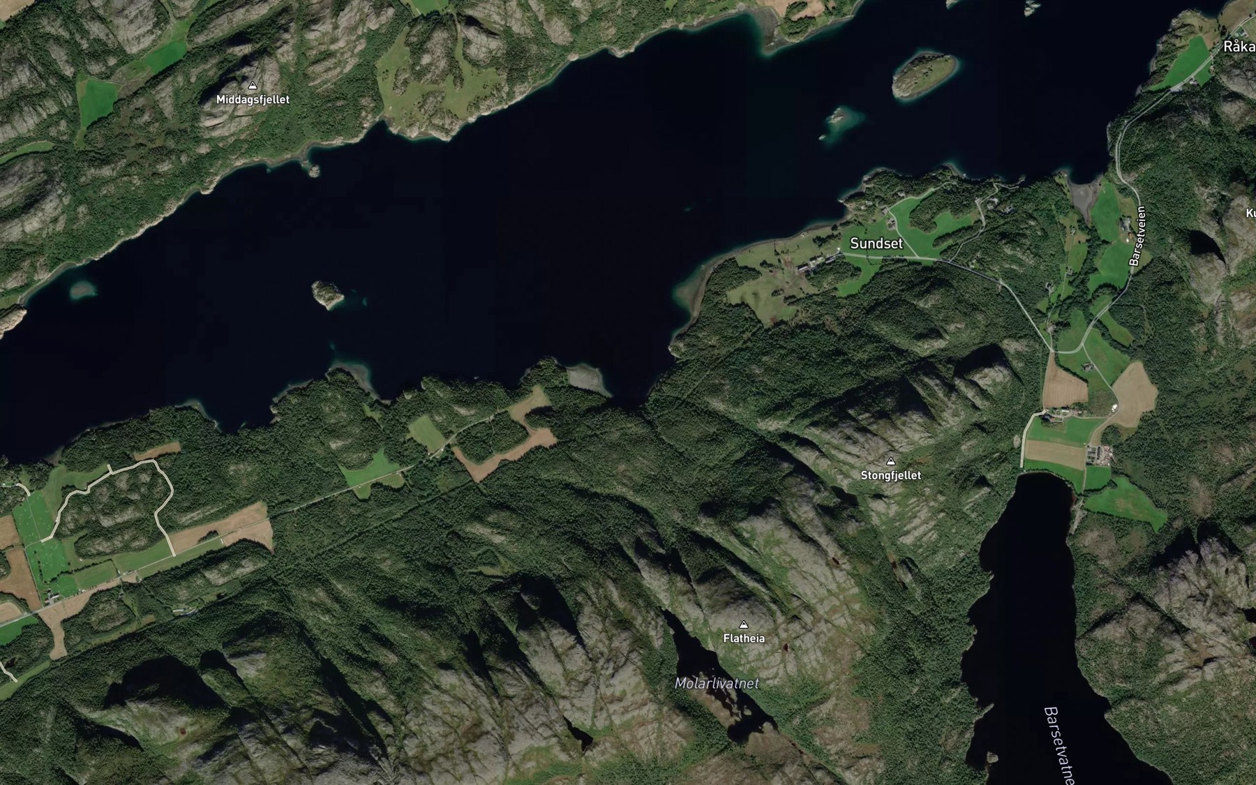 Satellite map of the Purkvika