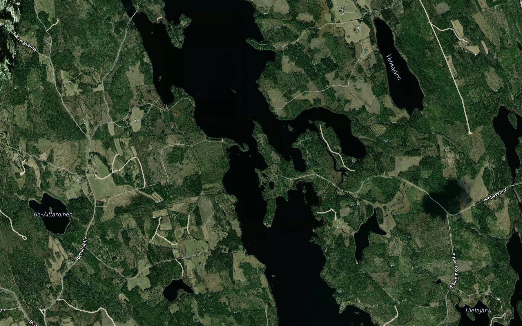 Satellite map of the Raaskanlahti