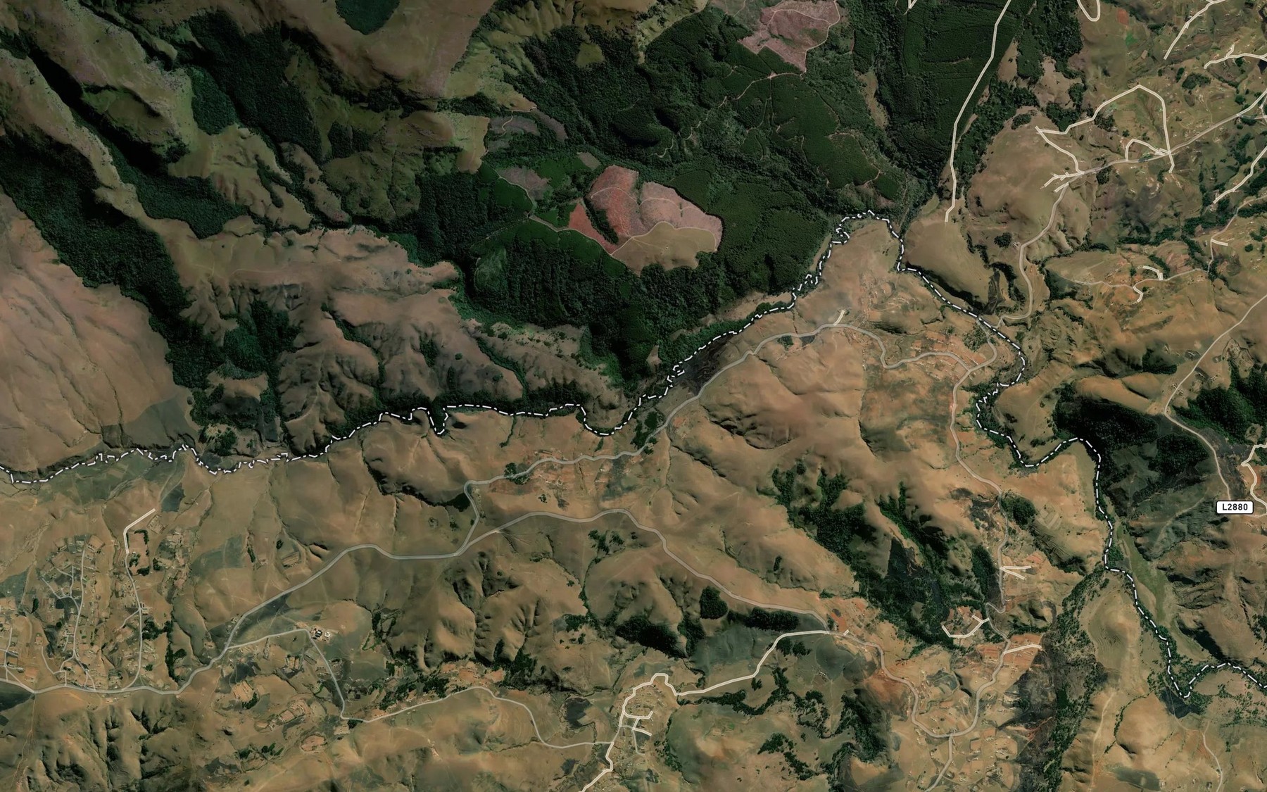 Satellite map of the Zihalahube