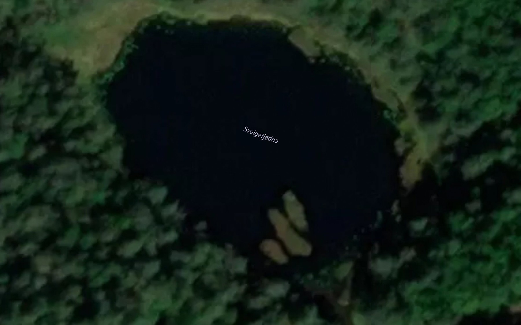Satellite map of the Sveigetjodna