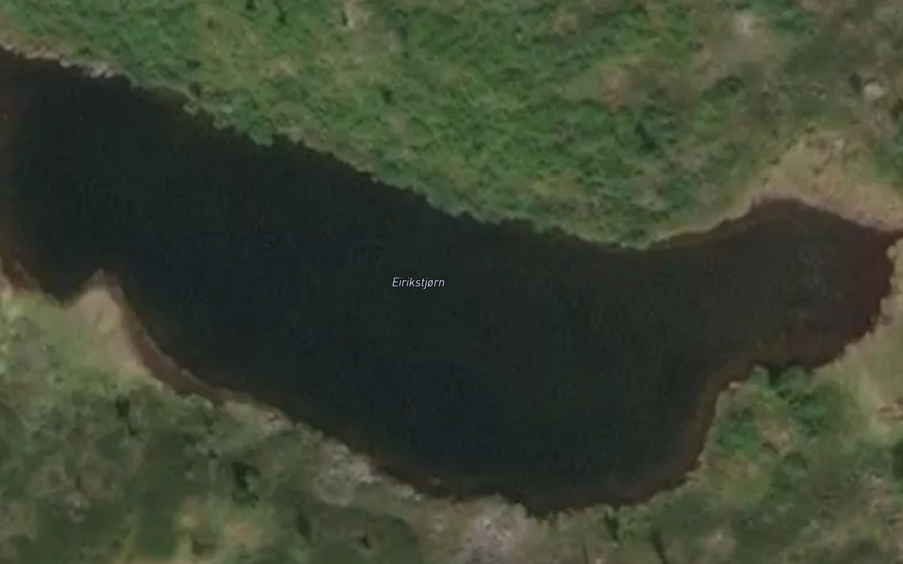 Satellite map of the Eirikstjorn