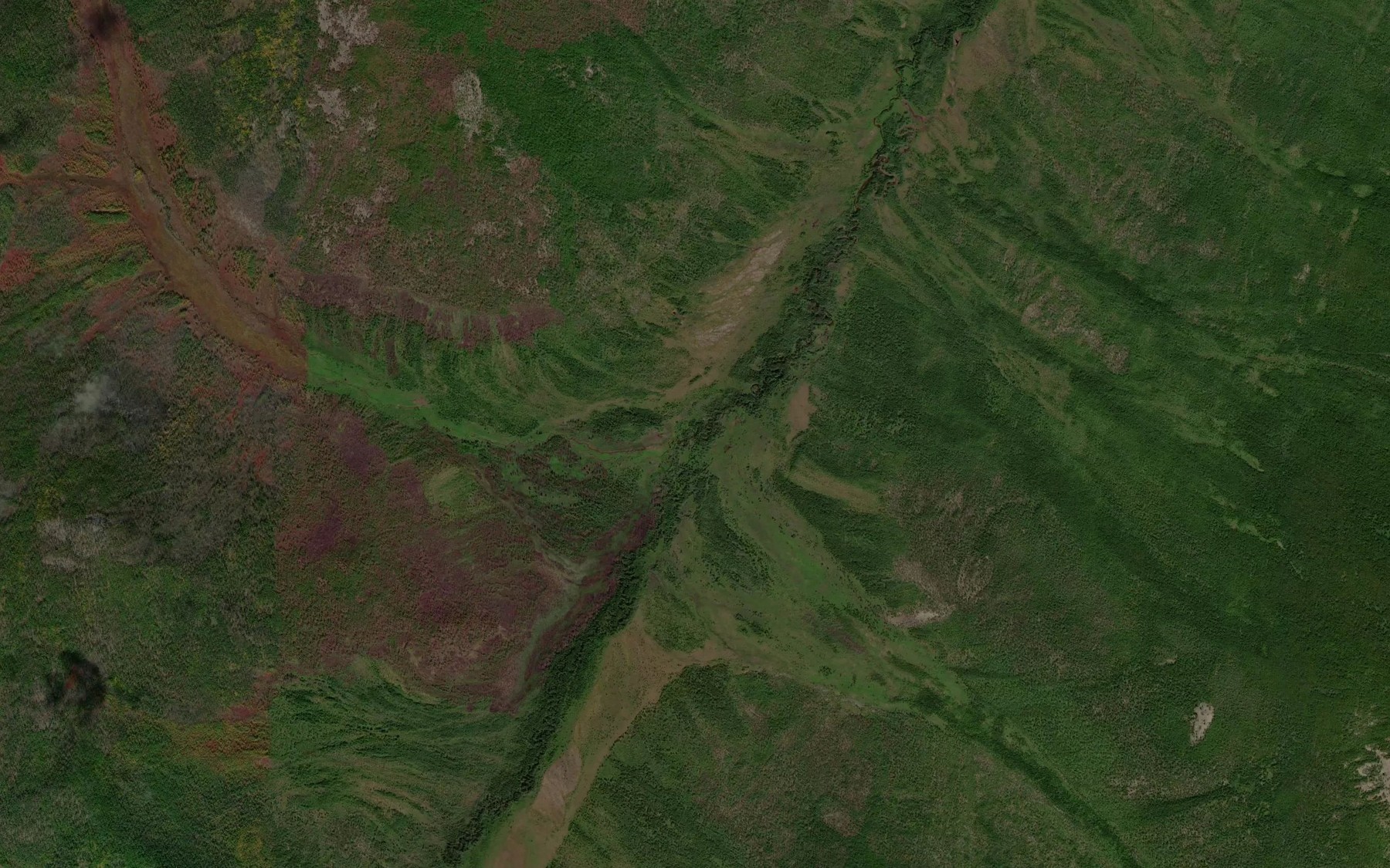 Satellite map of the Us