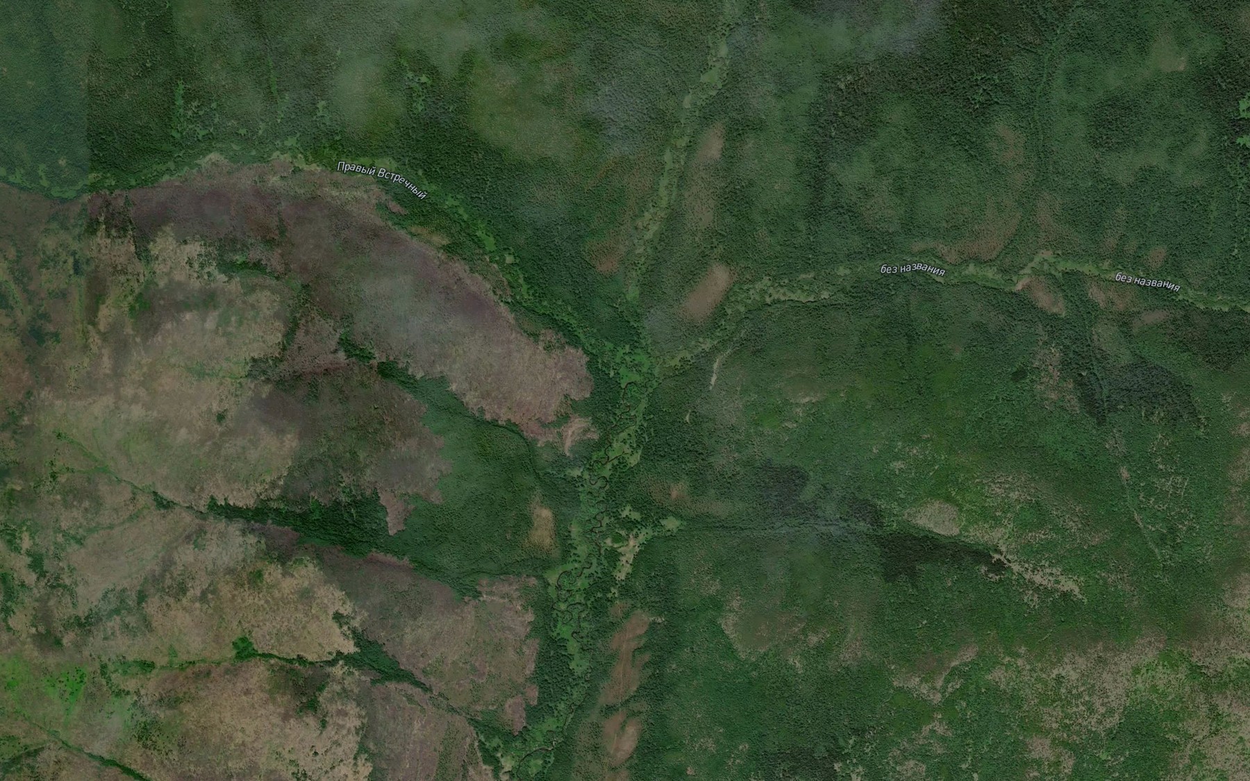 Satellite map of the Pravyy Vstrechnyy