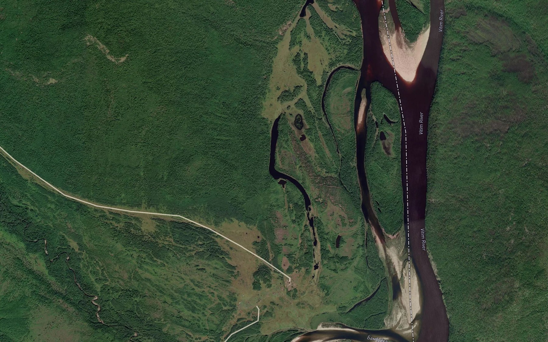 Satellite map of the Ozero Bol'shoye
