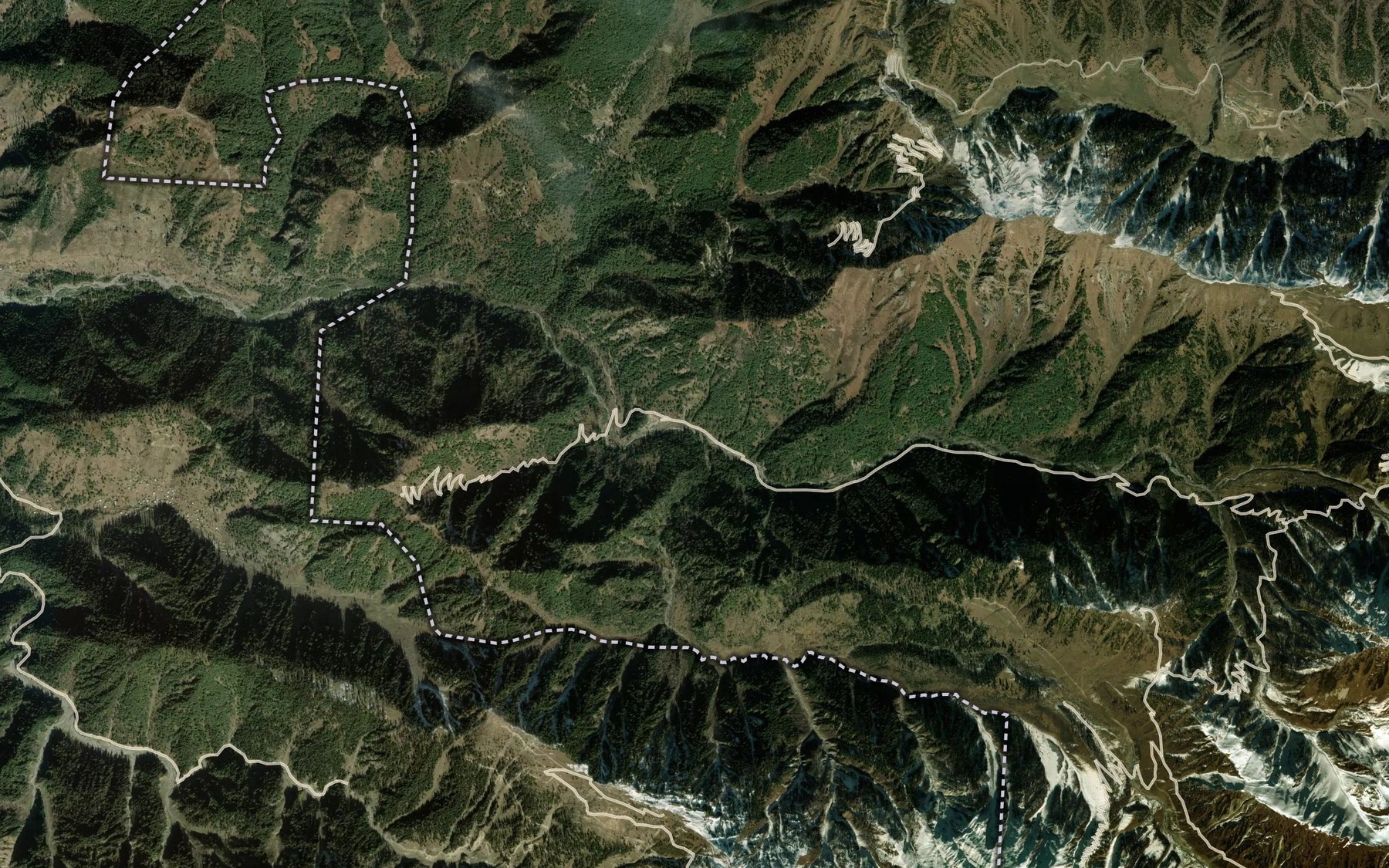 Satellite map of the Passanwala Nar