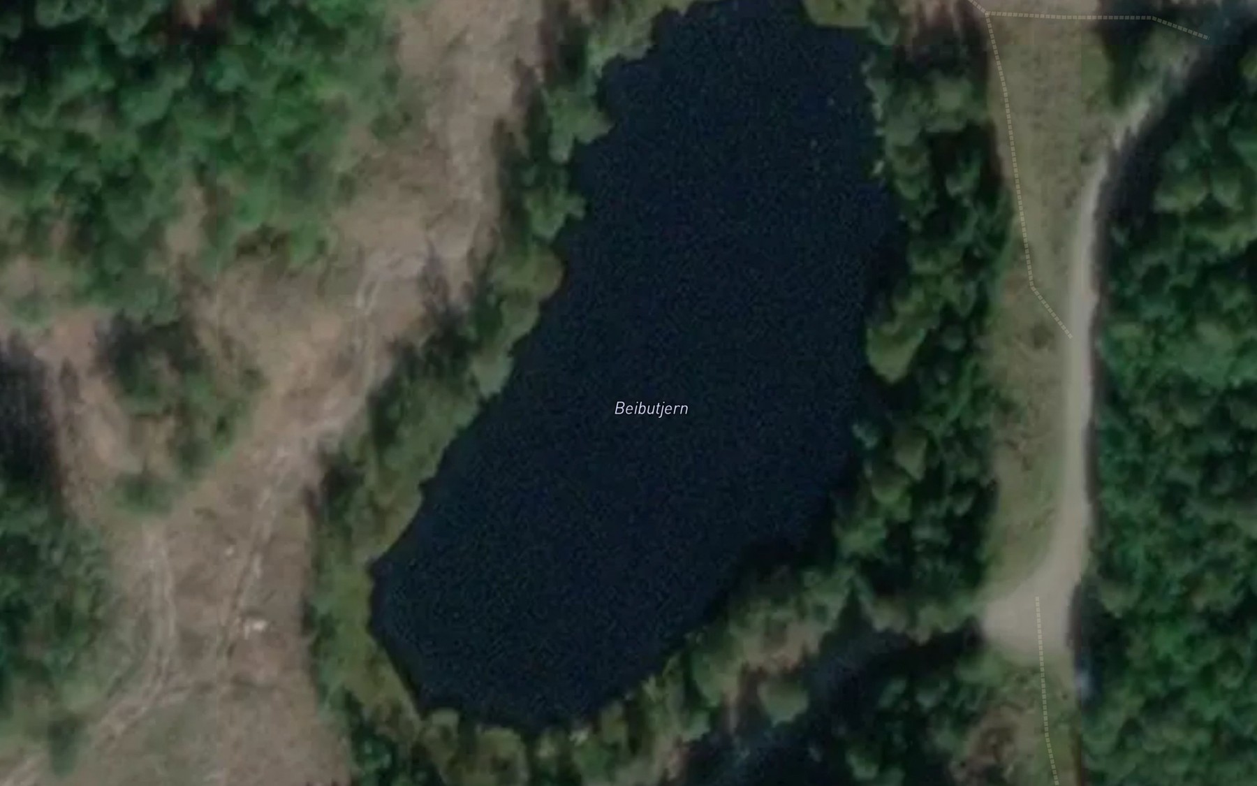 Satellite map of the Beibitjonn