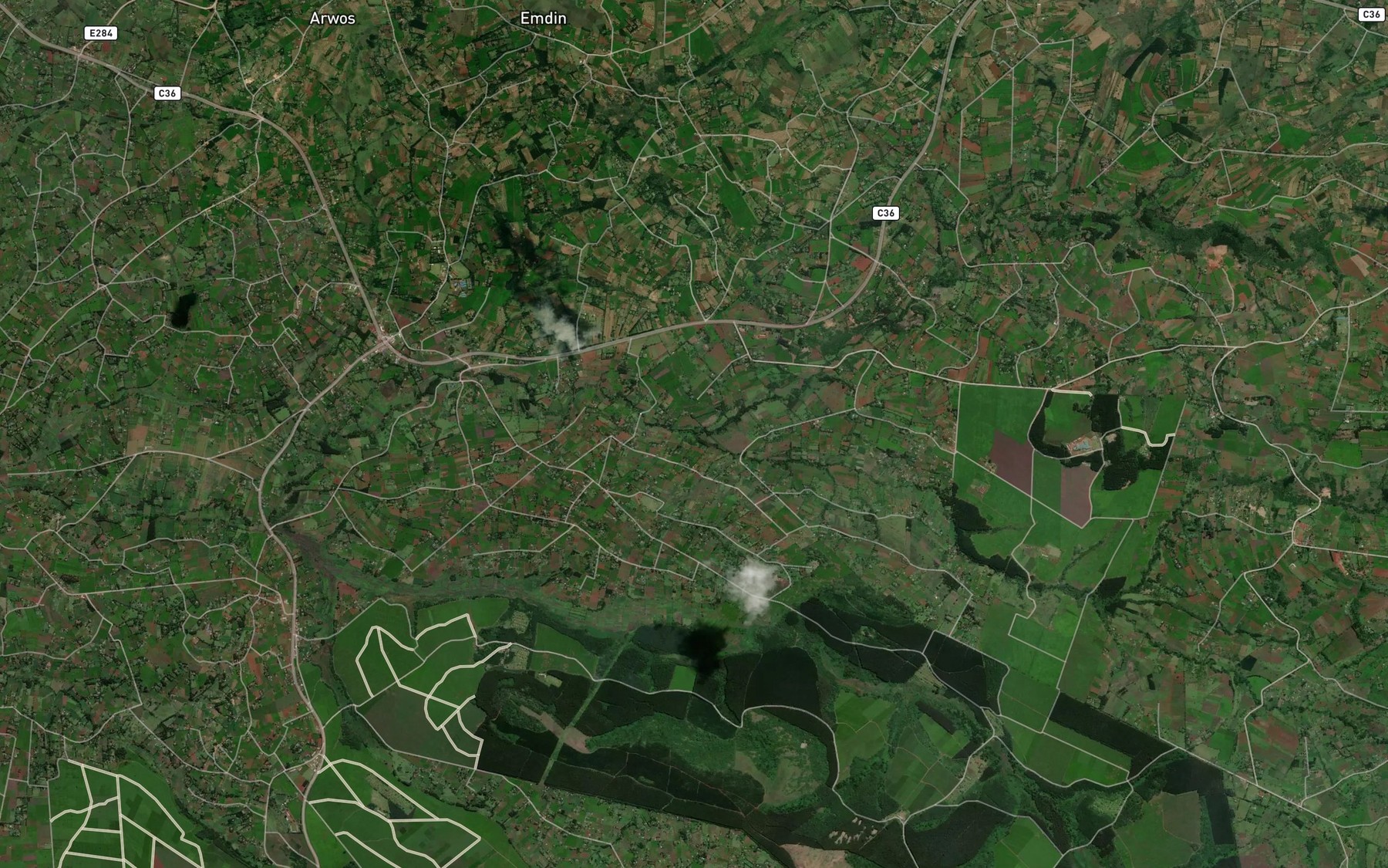 Satellite map of the Chepleluchbei