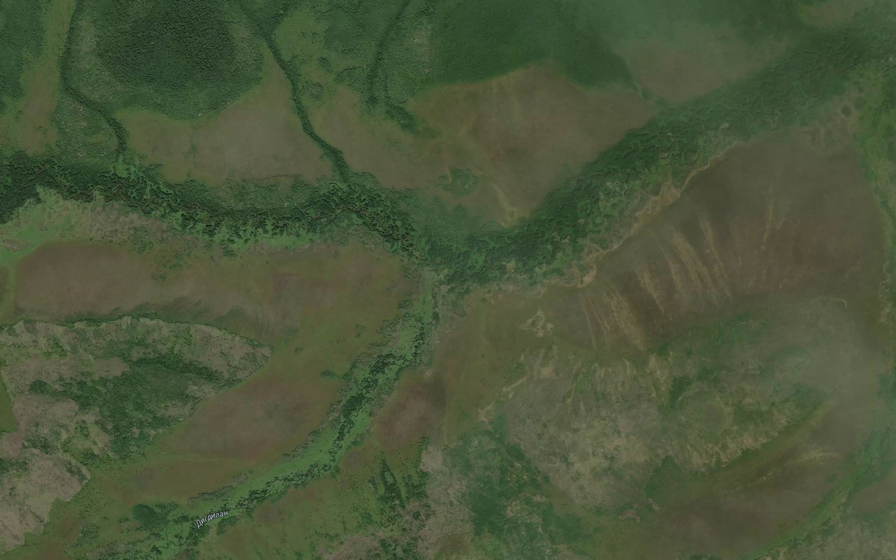 Satellite map of the Digdilan
