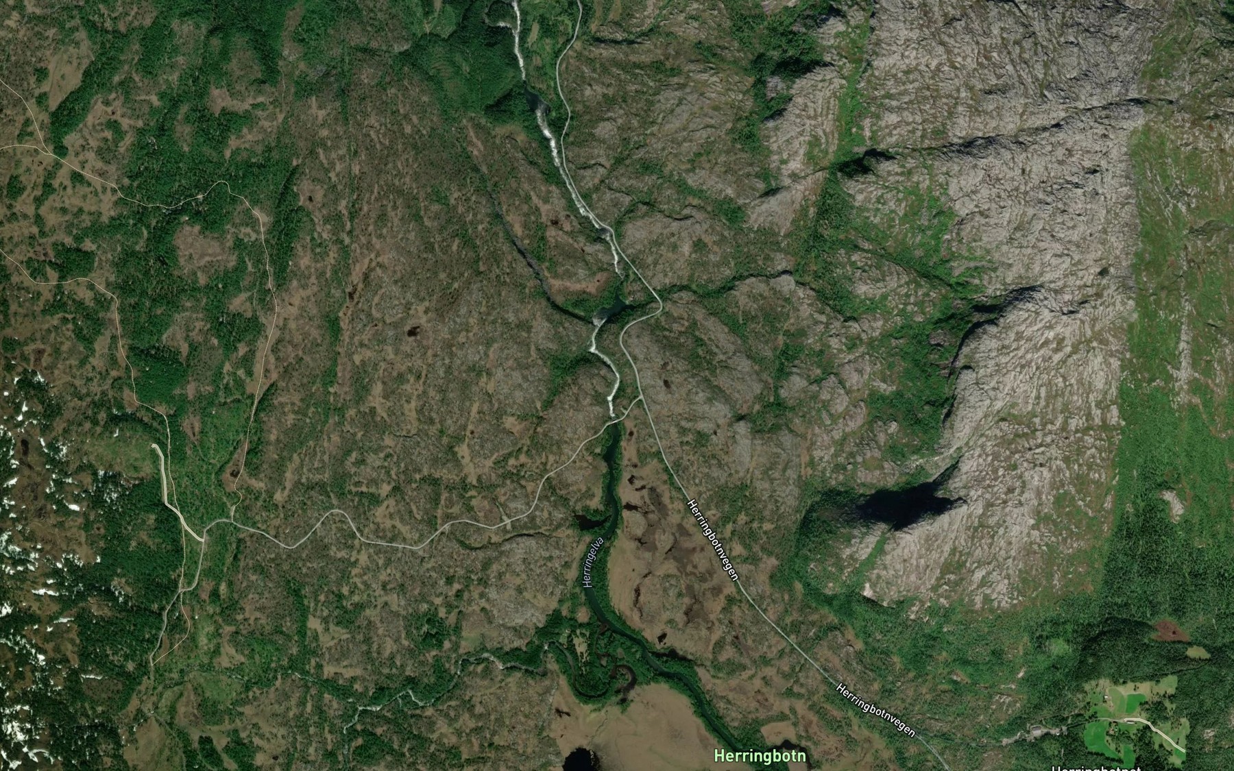 Satellite map of the Kalvmoforsen