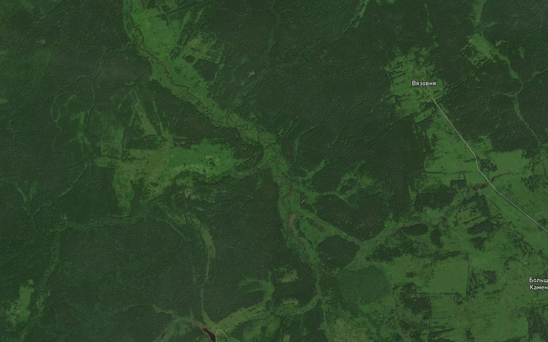 Satellite map of the Kudrinka