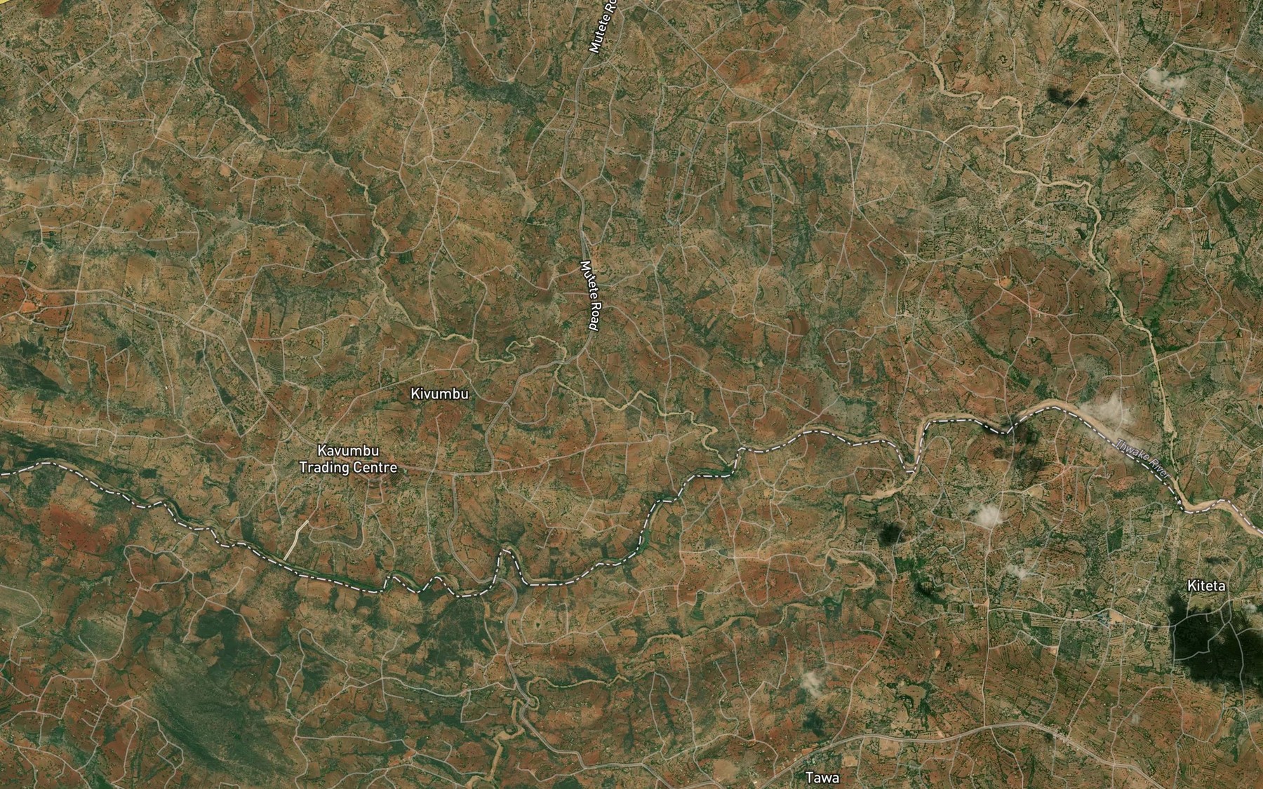 Satellite map of the Musokani