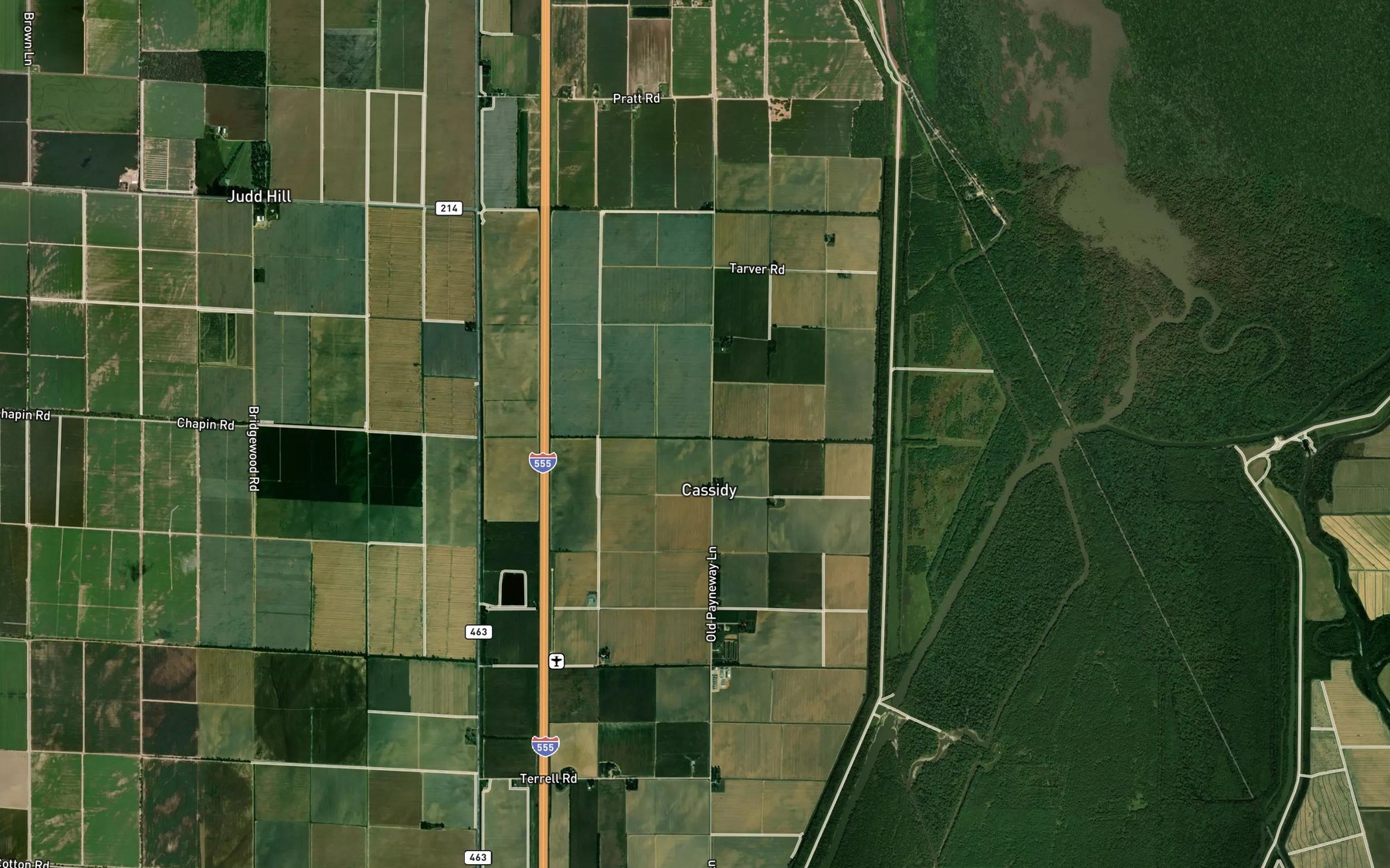 Satellite map of the Ditch Number 28