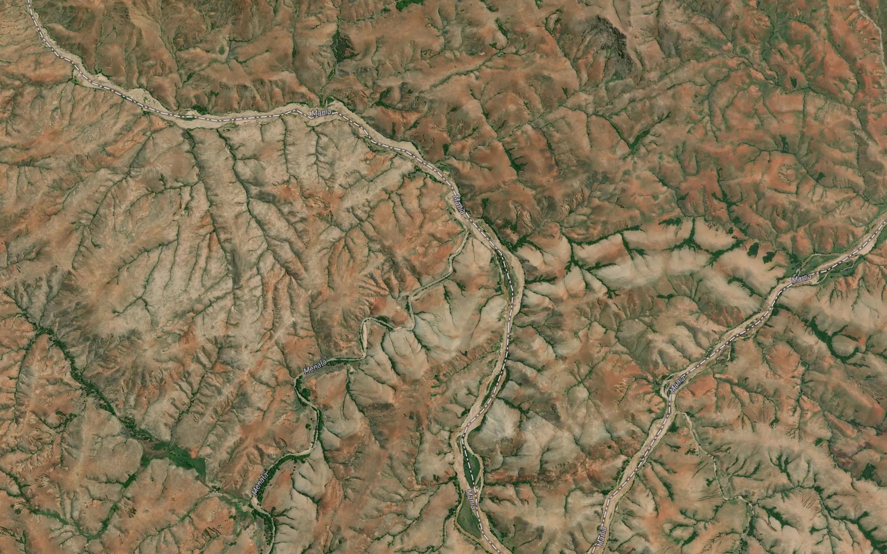 Satellite map of the Menala