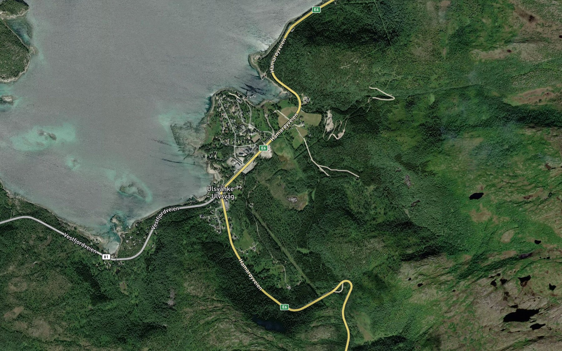 Satellite map of the Krengelmyrelva
