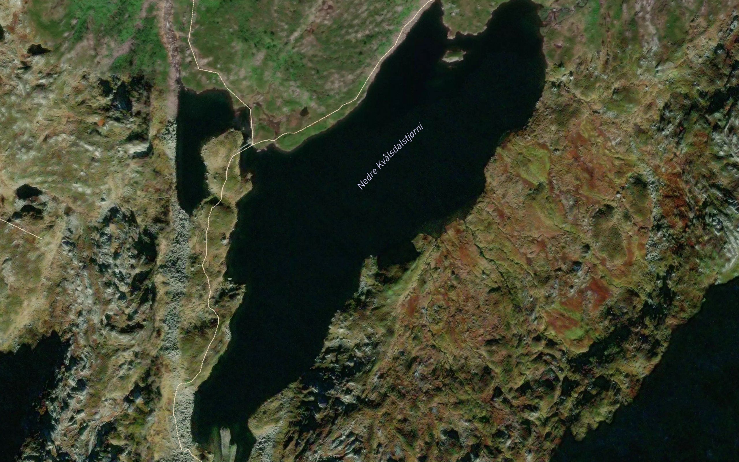 Kvalsdalstjorni,nedre