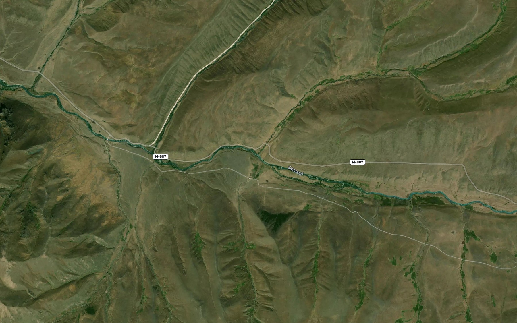 Satellite map of the Muztor