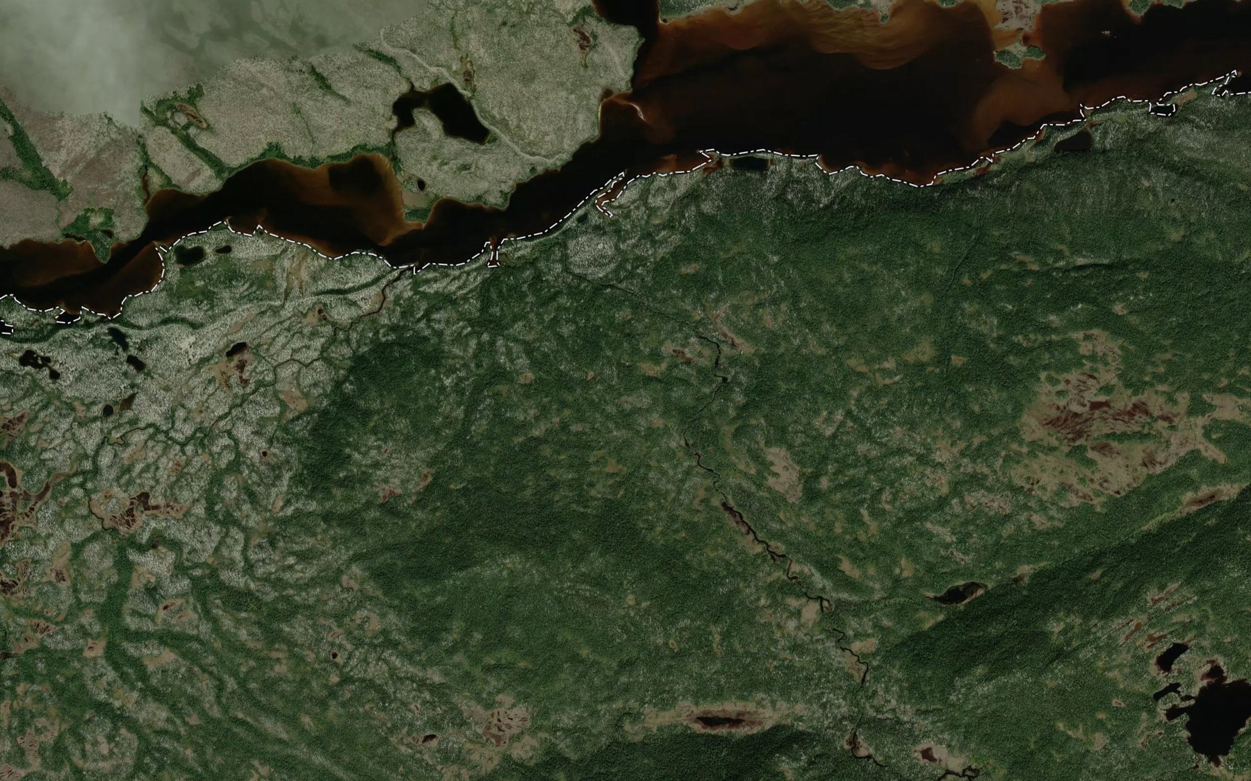 Satellite map of the Passe Pukuanepanan