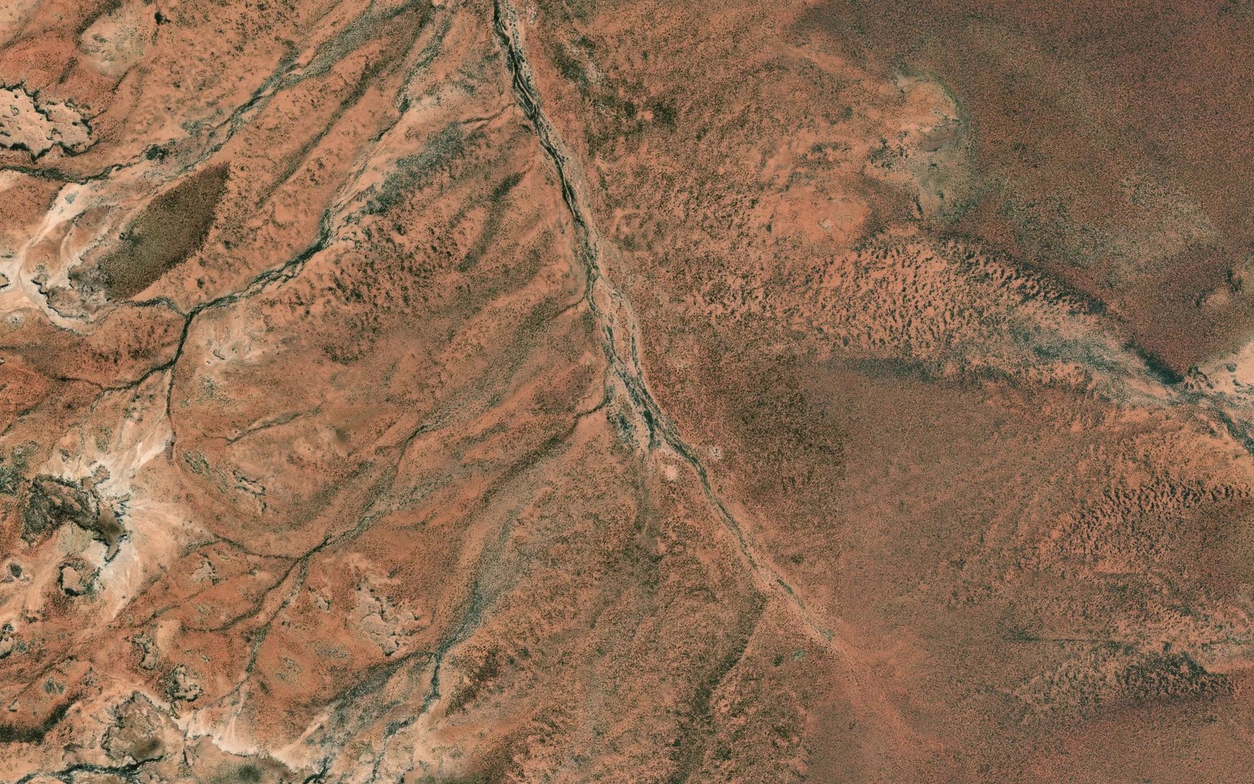 Satellite map of the Boodrah Spring