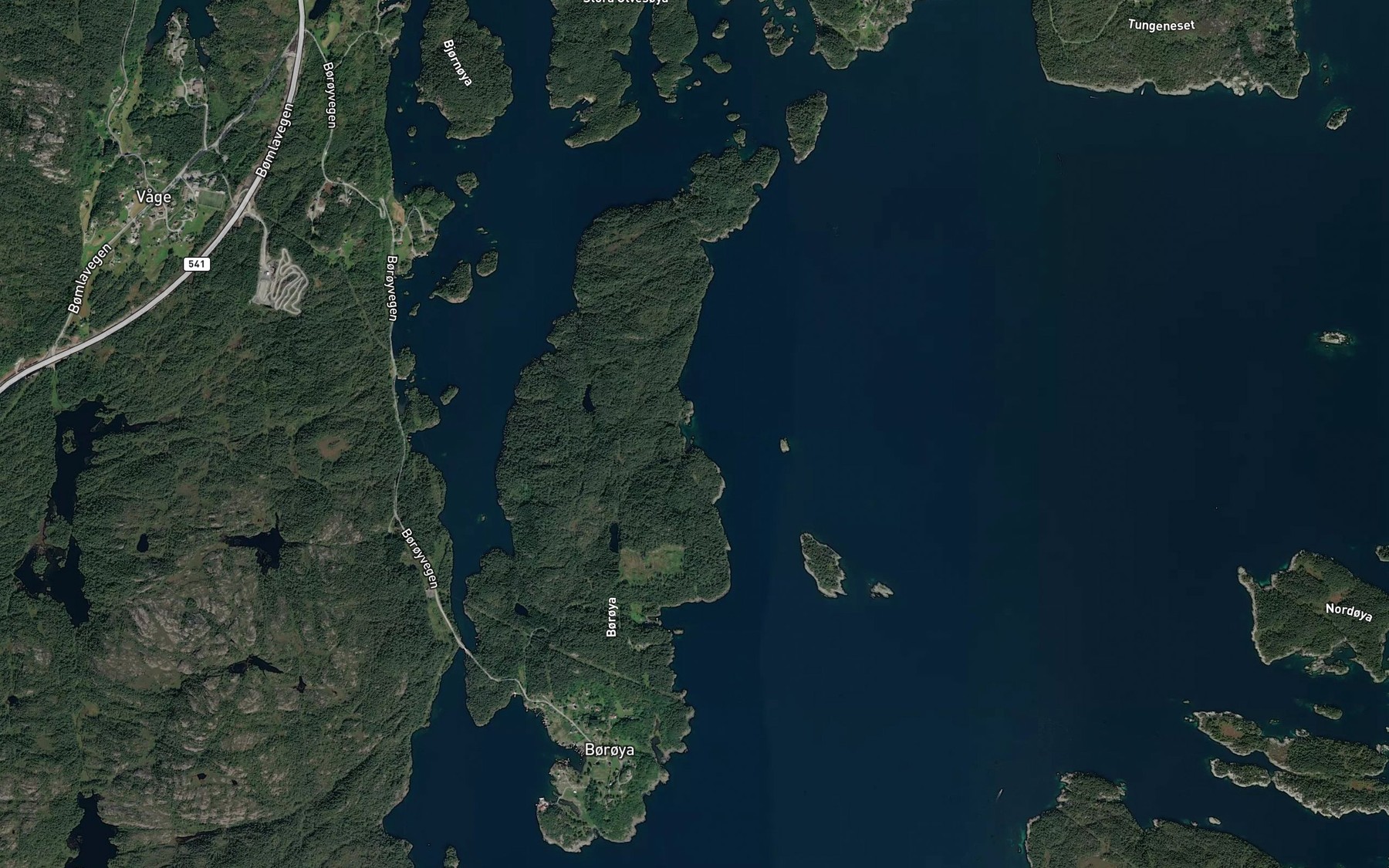 Satellite map of the Kobbavik