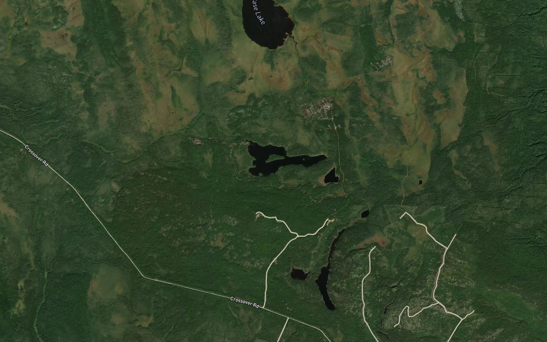 Satellite map of the Little Joe Lake