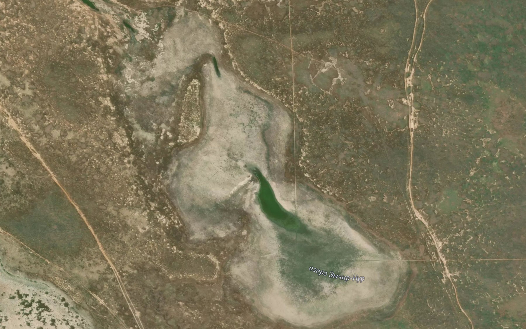 Satellite map of the Ozero Emchir-Nur