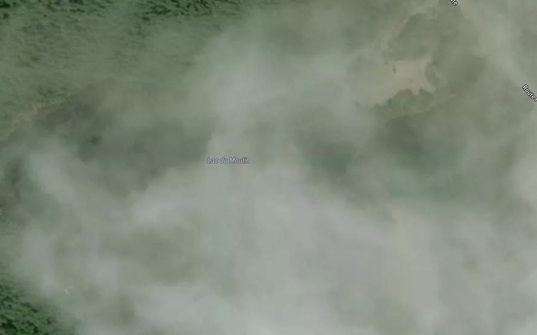 Satellite map of the Lac du Moulin