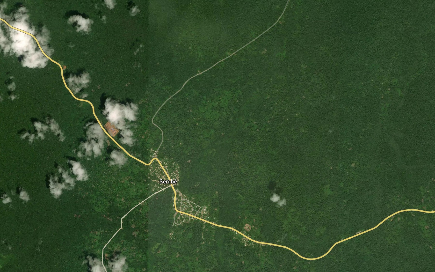 Satellite map of the Sisim