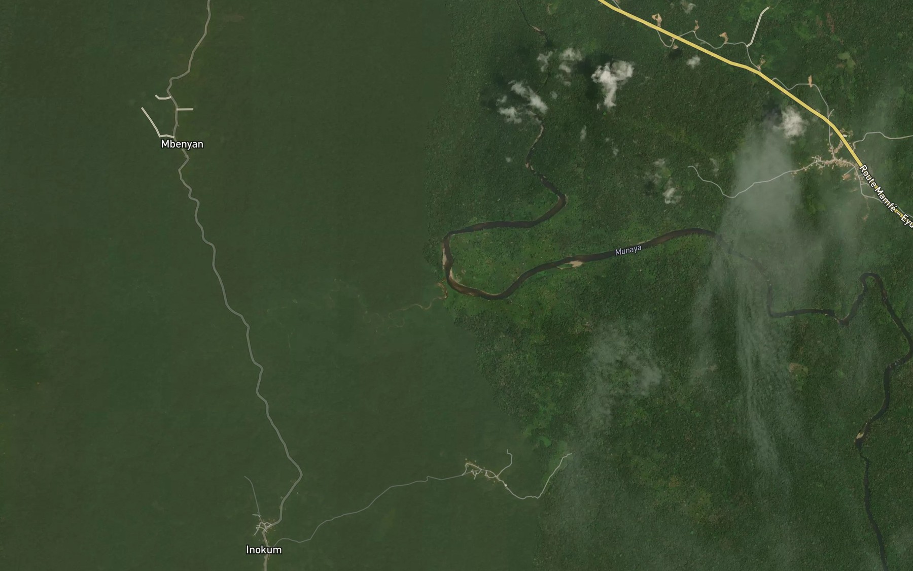 Satellite map of the Akarem