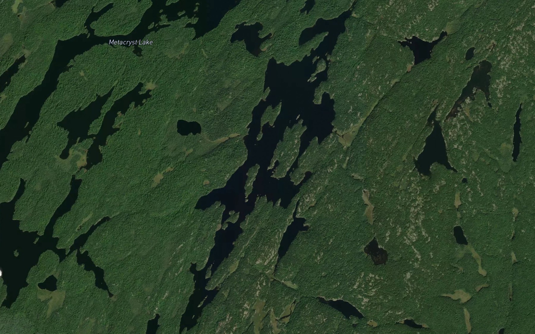Satellite map of the Cairn Lake