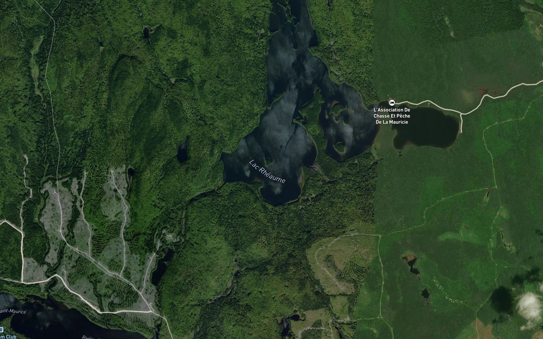 Satellite map of the Baie du Bec-Scie