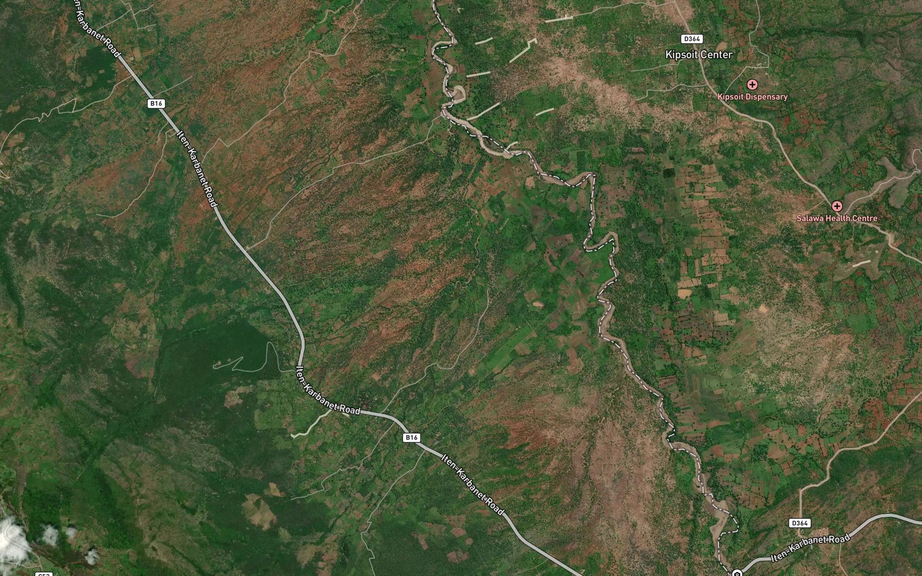 Satellite map of the Goigokwa