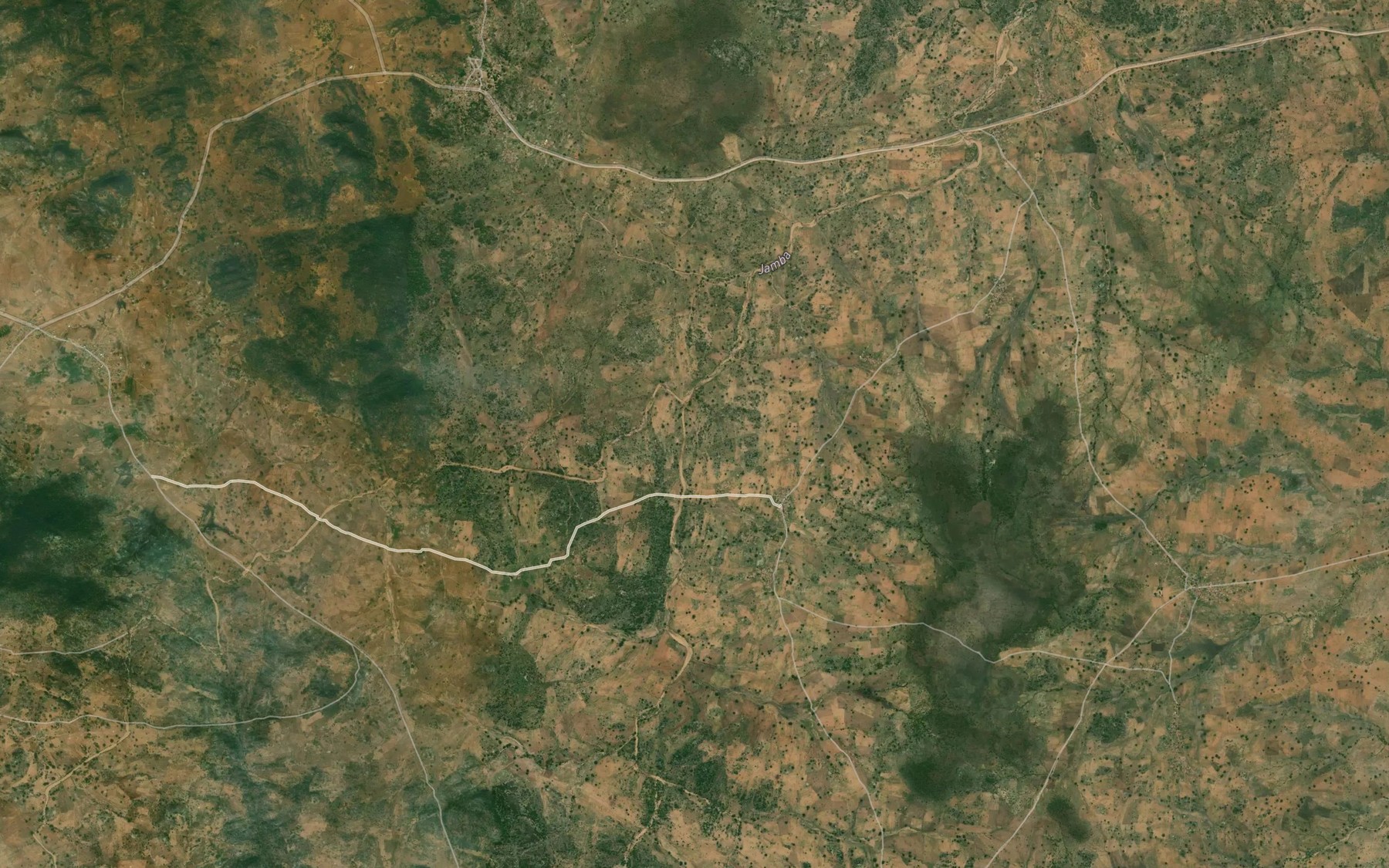 Satellite map of the Mayo Ga'anda