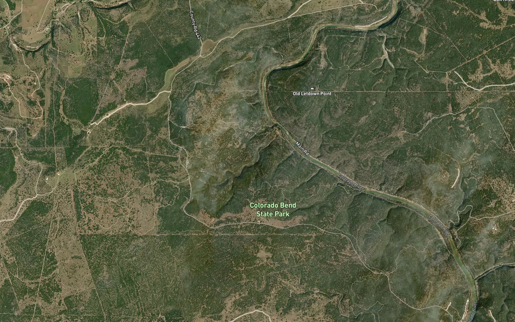 Satellite map of the Gorman Spring