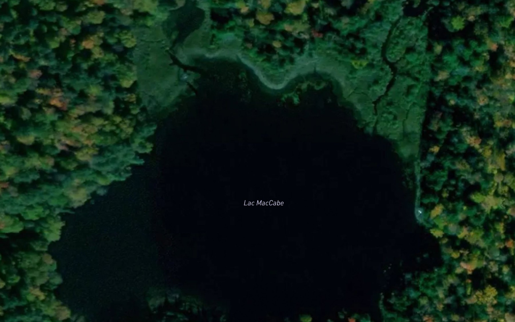 Satellite map of the Lac MacCabe