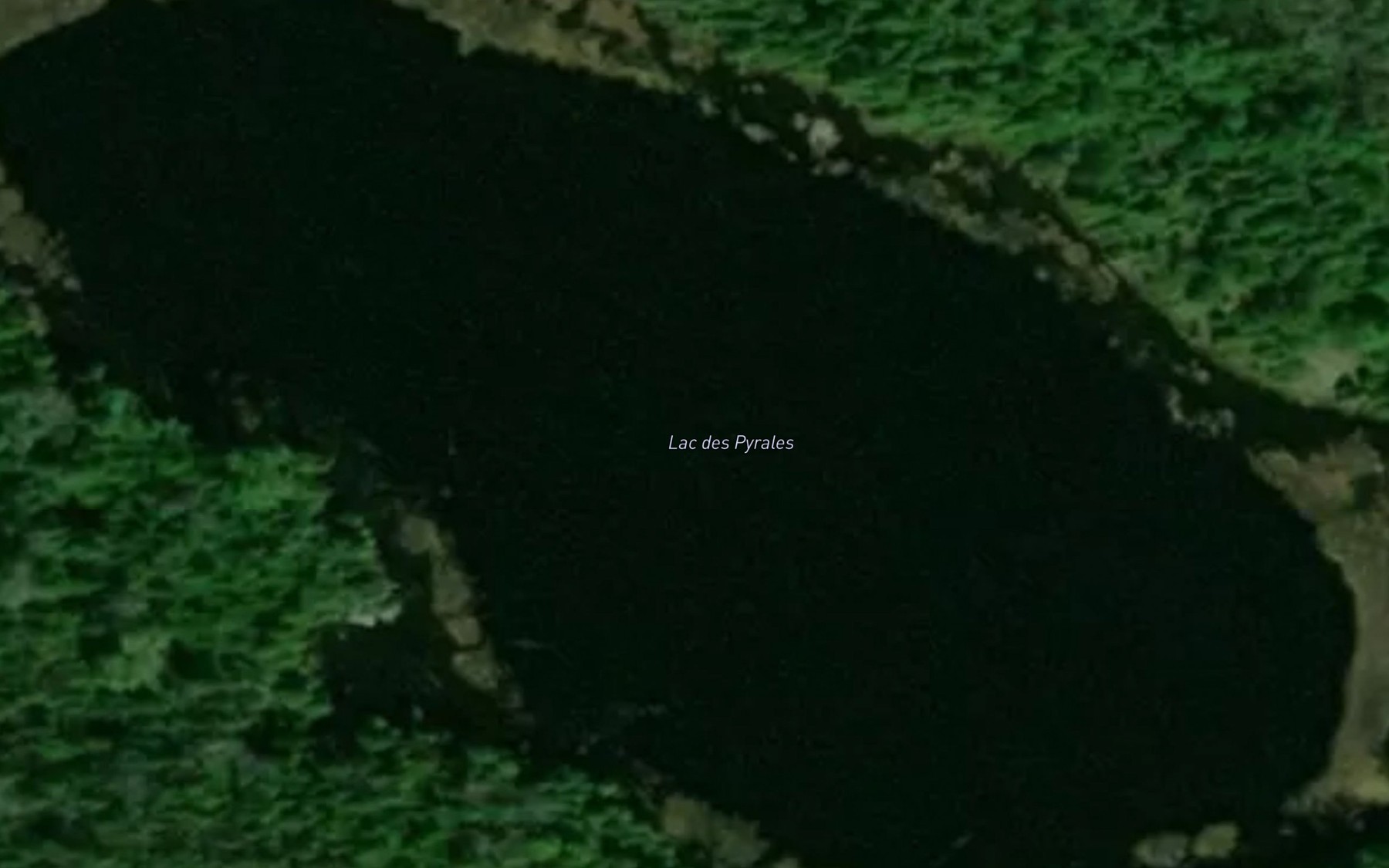 Satellite map of the Lac des Pyrales