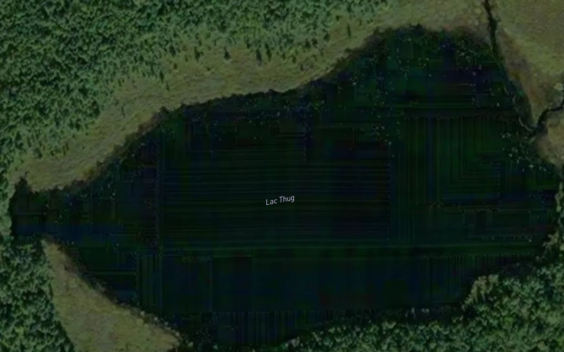 Satellite map of the Lac Thug