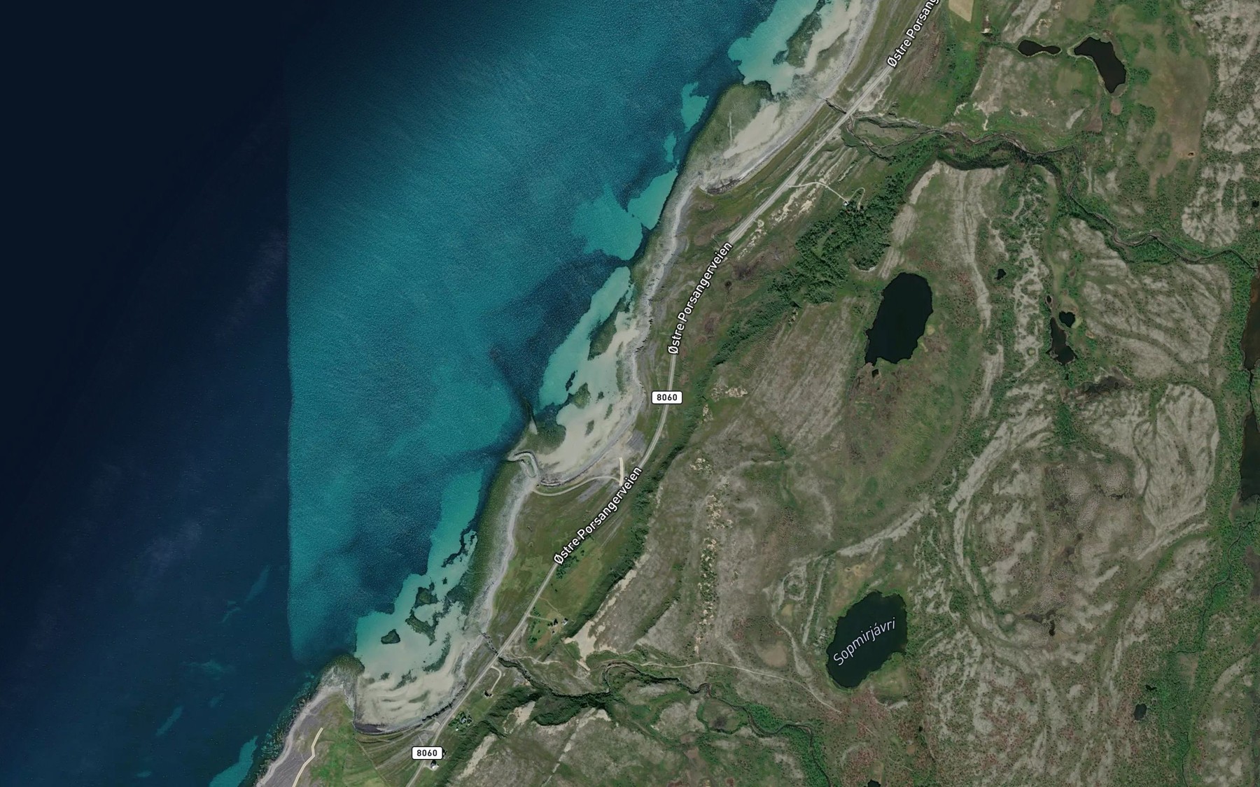 Satellite map of the Ciikosgohppi