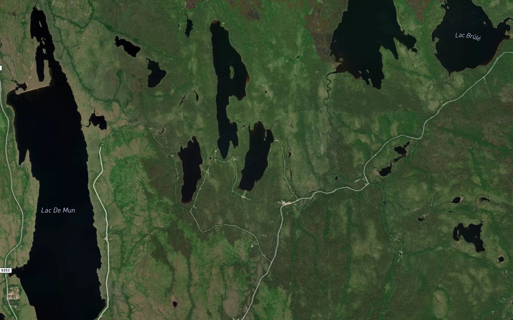 Satellite map of the Lac des Ilots