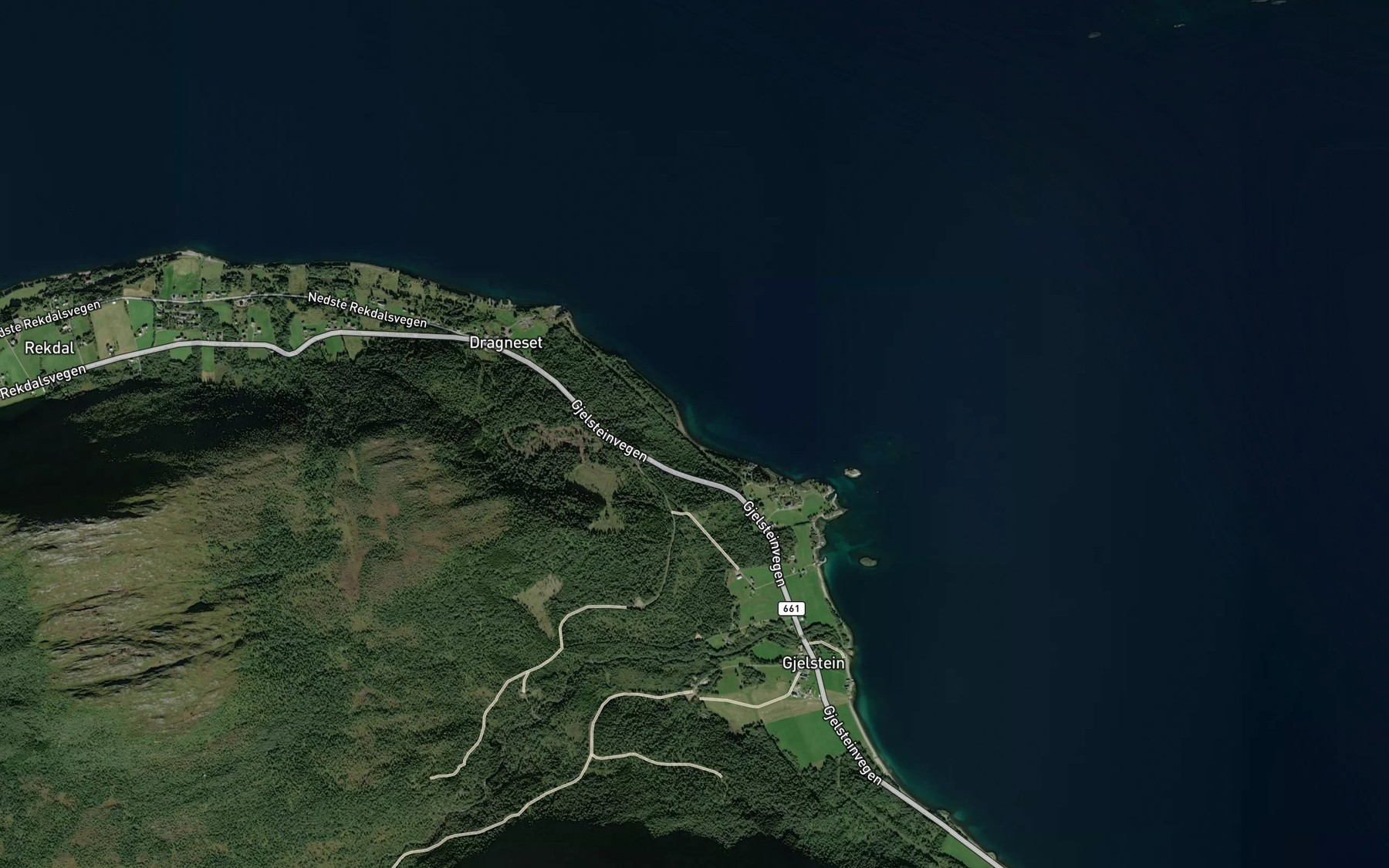 Satellite map of the Korsvika