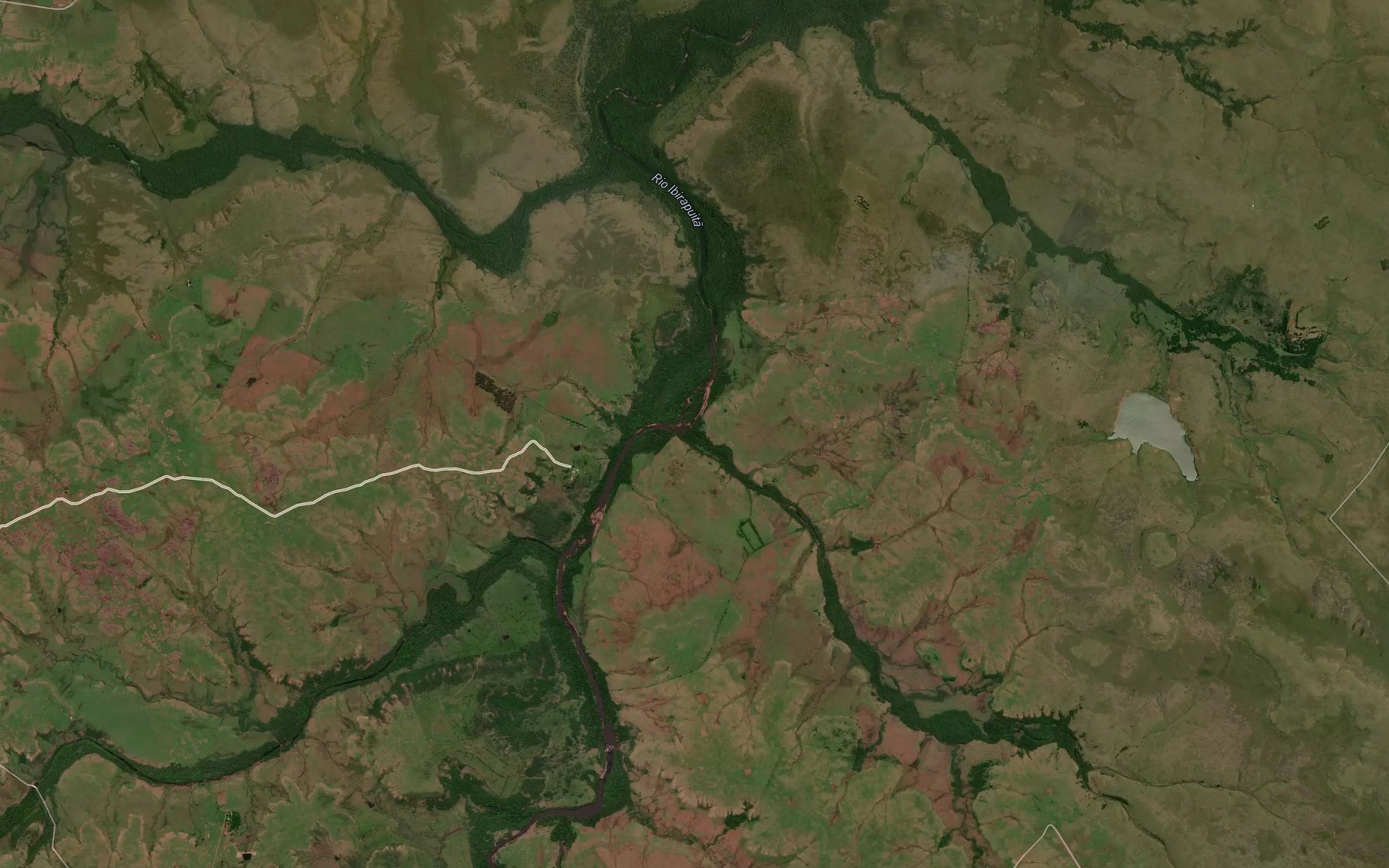 Satellite map of the Arroio da Pipa