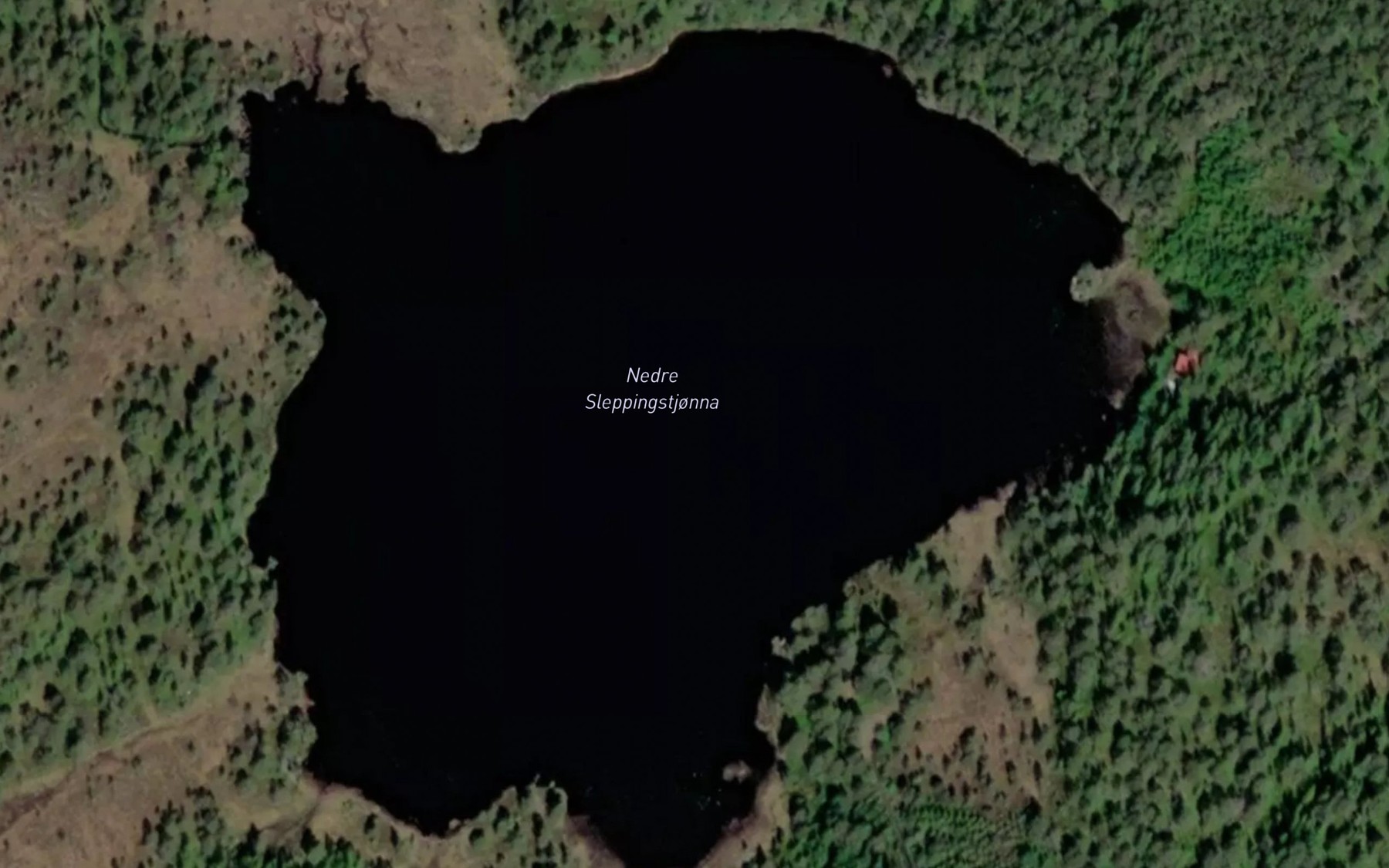 Satellite map of the Demningstjornin,nedre