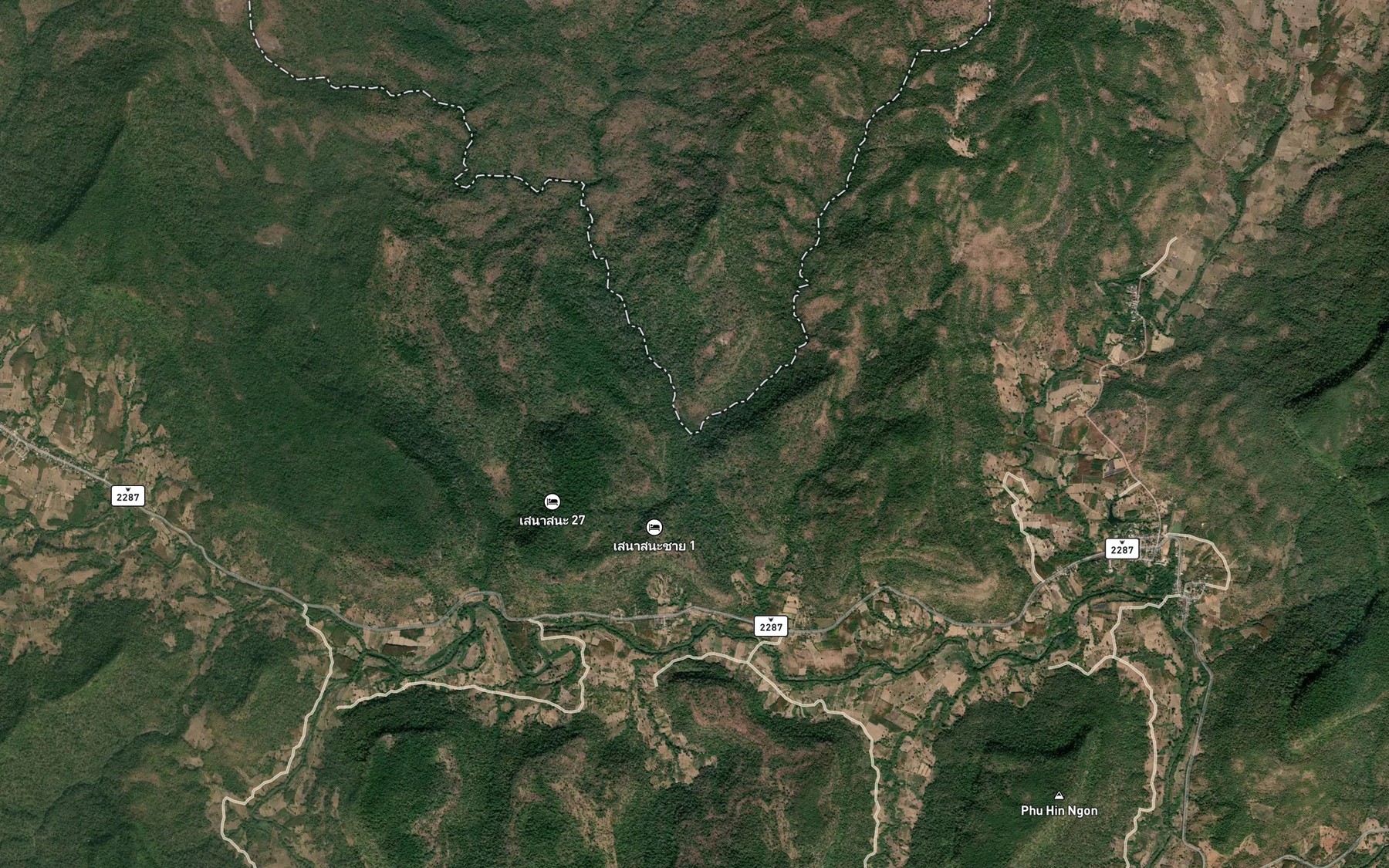 Satellite map of the Huai Kasa