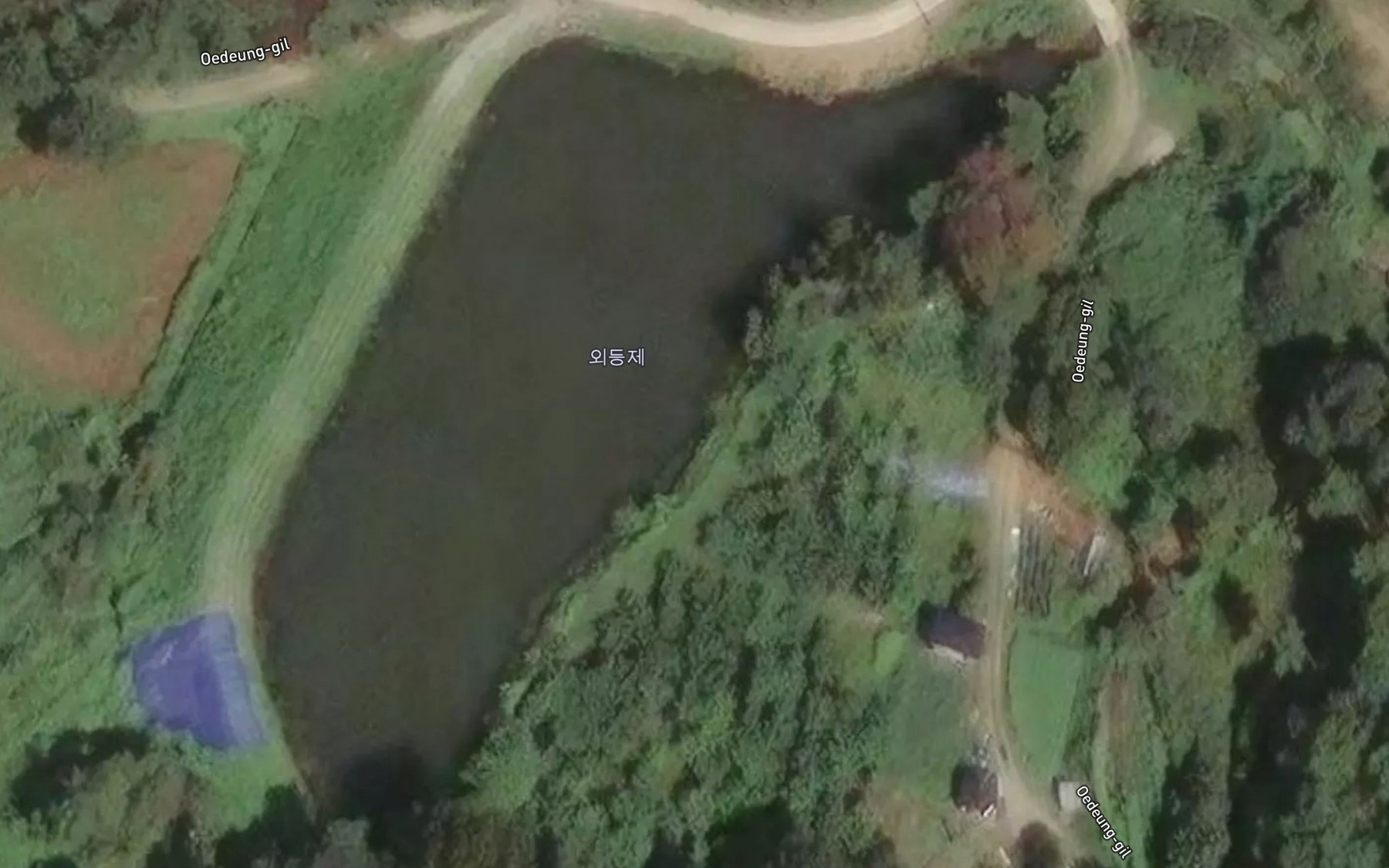 Satellite map of the Oedeungje