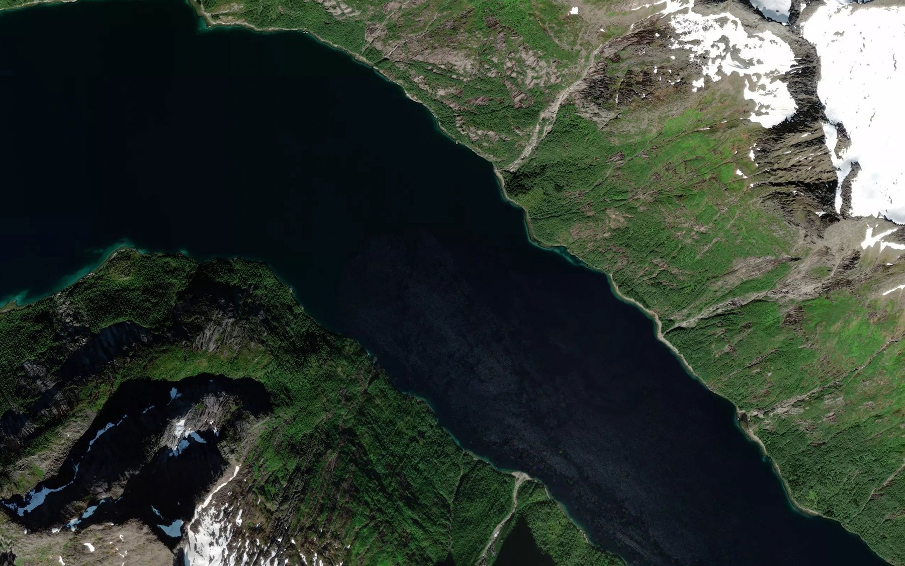 Satellite map of the Stavfjorden