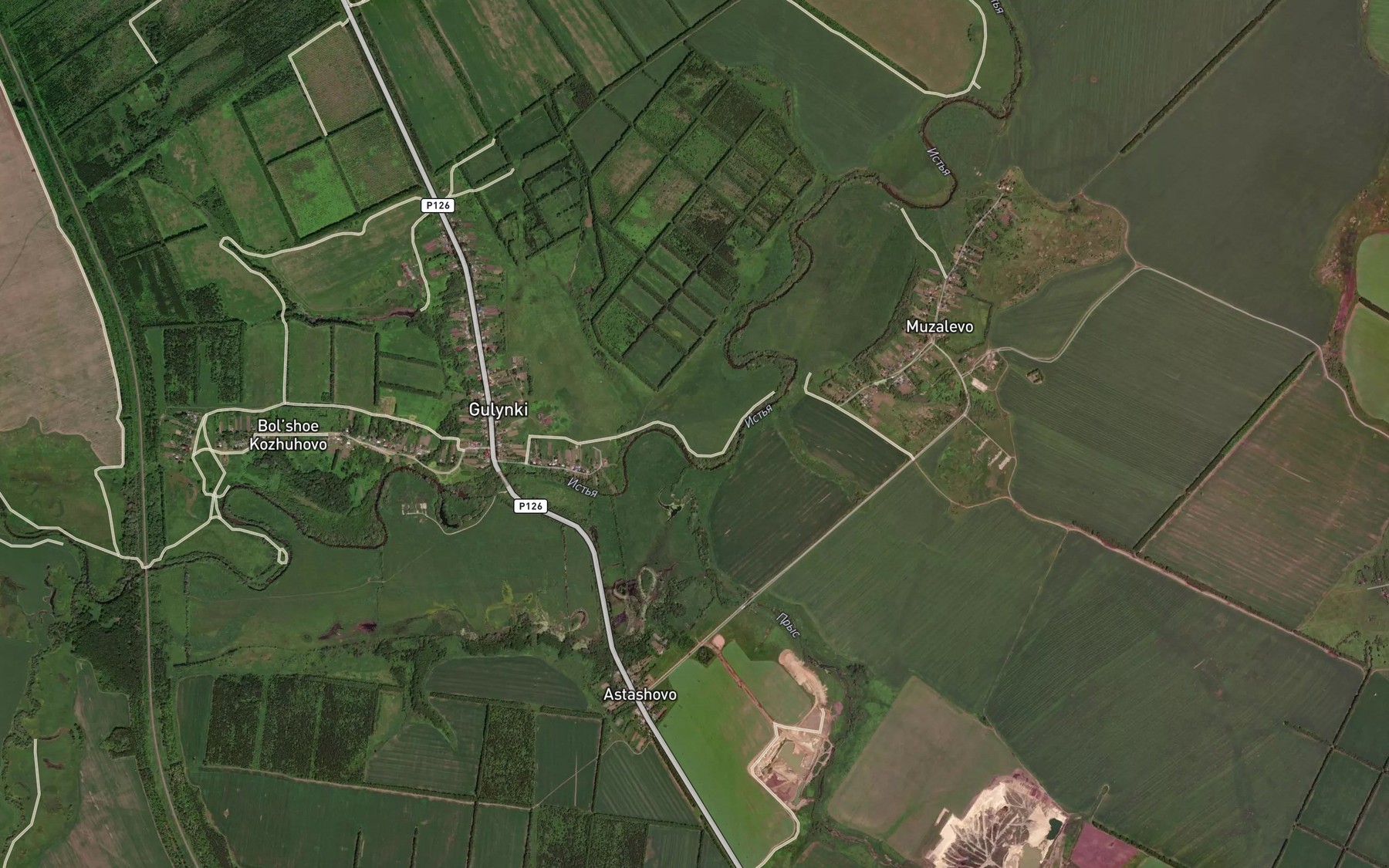 Satellite map of the Prys